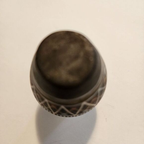 Palayok Hand Painted Set Of 4 Bright Multi-Colored Miniature Clay Pots Vintage - Picture 11 of 11